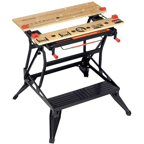 BLACK+DECKER Workmate 825 Deluxe Dual-Height Workbench, WM825-XJ