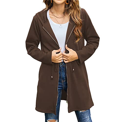 Cardigan à capuche pour femmes fini les frissons grâce à la polaire zippée