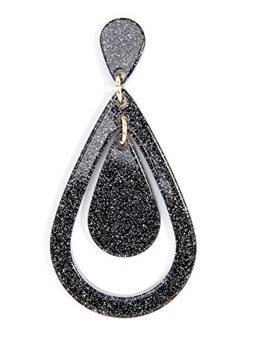ZENZII Acrylic Resin Teardrop Cutout Earrings for Women2