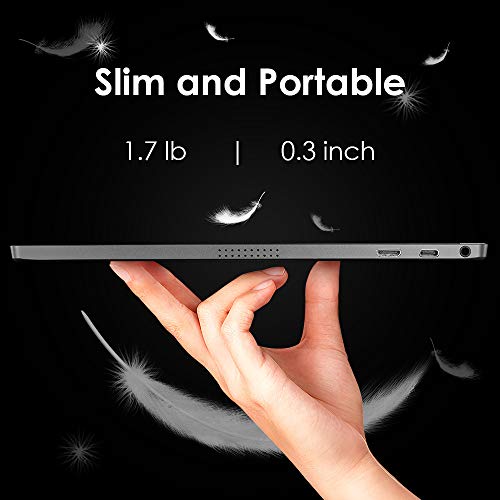 Portable Monitor - Lepow Z1-Gamut (2020) 15.6 Inch FHD 1080P High Color Gamut Computer Display USB C Eye Care Screen with HDMI Type-C Speakers for Laptop PC MAC Phone Xbox PS4 Include Smart Cover