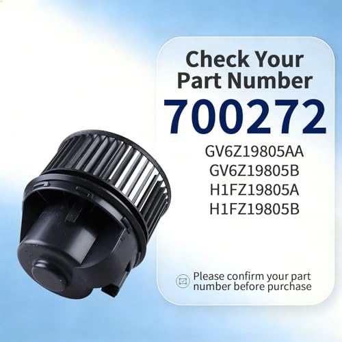 Image of HVAC Blower Motor with Fan - Compatible with C-MAX 2013-2018, Escape 2013-2019, Focus 2012-2018, Transit Connect 2014-2022 - Heating and AC Air Conditioning Fan Assembly