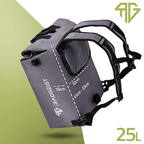 RADGEIST 3in1 Fahrradtasche für Gepäckträger - Fahrrad Rucksack - Gepäckträgertasche -...