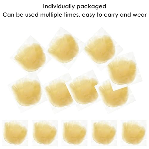 Prasacco 20 Stück Haarnetz, Unsichtbare Haarnetze Wiederverwendbare Nylon Haar Netze für Buns, Bun Netze Haarnetz Dutt Elastische Rand Haarnetz für Krankenschwestern, Tänzer, Flugbegleiter (Beige)