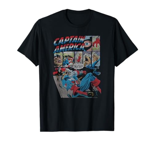 T-shirt Captain America Breakout Marvel Year Of The Shield pour homme en coton