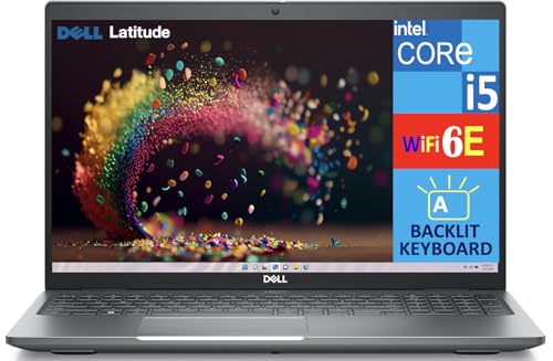 Image of Dell Latitude 5540 Business Laptop 15.6 inch FHD Display (Intel i5-1345U, 16GB DDR4, 512GB PCIe SSD, Intel Iris Xe, Backlit KB, 2 Thunderbolt 4, WiFi 6E, Webcam, Win 11 Pro) w /DKZ USB Port Expander