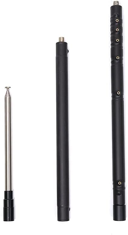 Portable GRA‑1900T HF/VHF Telescopic Antenna | 1.8–50 MHz (160–6 m) with PL‑259/UHF Connector | 120 W, Lightweight, Low SWR DX Mobile Antenna