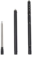Vista 1 de Antena telescópica portátil GRA‑1900T HF/VHF 1.8-50 MHz (524.9-19.7 ft) con conector PL‑259/UHF 120 W, antena móvil ligera y baja SWR DX