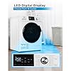 BLACK+DECKER Front Load Washer, 2.7 Cu. Ft. Compact Washing Machine with LED Display & 16 Cycles