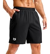G Gradual Men's Athletic Running Shorts with Pockets Lightweight Quick Dry 5"/ 7"/ 9" Basketball ...
