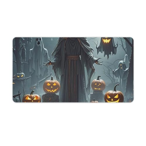 Grand tapis de souris de jeu motif faucheuse 75 x 40 cm de bureau