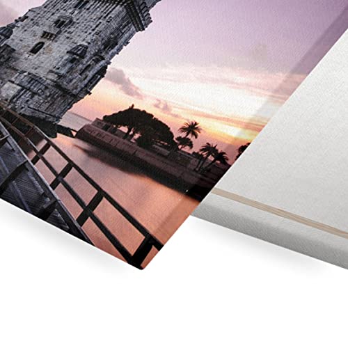 Tableau Tour de Belem Lisbonne : la solution pour raviver un mur vide