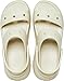 Crocs Classic Mega Crush Sandal Bone Men's 6, Women's 8 Medium