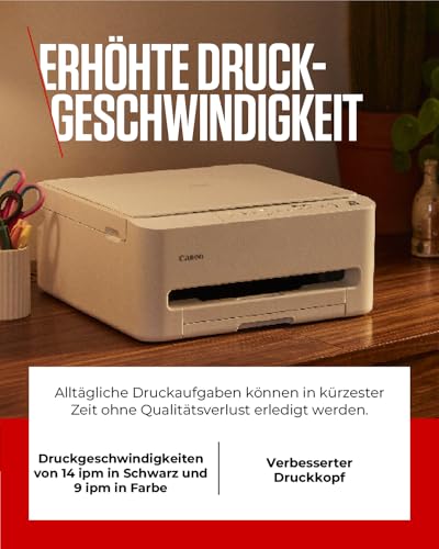 Canon PIXMA TS4150I -WLAN-Multifunktionsdrucker mit Papierkassette und Frontbedienung & Duplexdruck | Kabelloses Drucken vom Smartphone leicht gemacht PIXMA Print Plan kompatibel