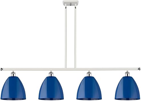 Innovations 516-4I-WPC-MBD-9-BL-LED LED Island Pendant from Ballston Collection 9.00 inches