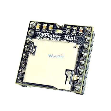 DFPlayer Mini MP3 DF Player Module Board MP3 Audio Voice Decode Board for Arduino Supporting TF Card U-Disk IO/Serial Port/AD