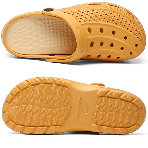 Image of ChayChax Men's and Women's Arch Support Clogs Garden Shoes Slip-on Outdoor Beach Water Sandals with Removable Cushion Footbed