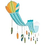 Fun Express - Surf's Up Waves Ceiling Decor for Birthday - Party Decor - Hanging Decor - Misc Hanging Decor - Birthday - 1 Piece