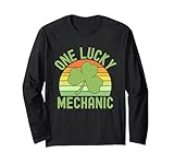 Photo Gallery one lucky mechanic st patricks day irish retro tramonto maglia a manica Photo Gallery one lucky mechanic st patricks day irish retro tramonto maglia a manica