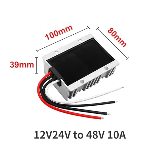 Convertidor CC 12V a 48V 10A con módulo elevador de voltaje estable para coche 3