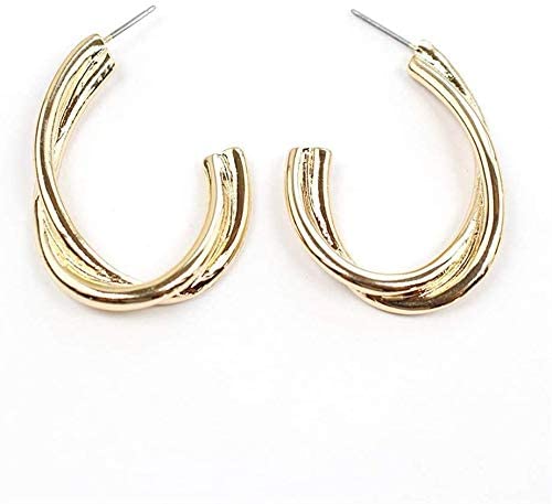 Boucles d'oreilles circulaires 18K élégantes TYKHGFS en argent 925