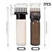 SHITOOMFE 2PCS Root Comb Applicator Bottle with Brush, 6＆4 Ounce Hair Oiling Applicator, Refillable Oil Bottles for Hair with Graduated Scale 2, Style 2