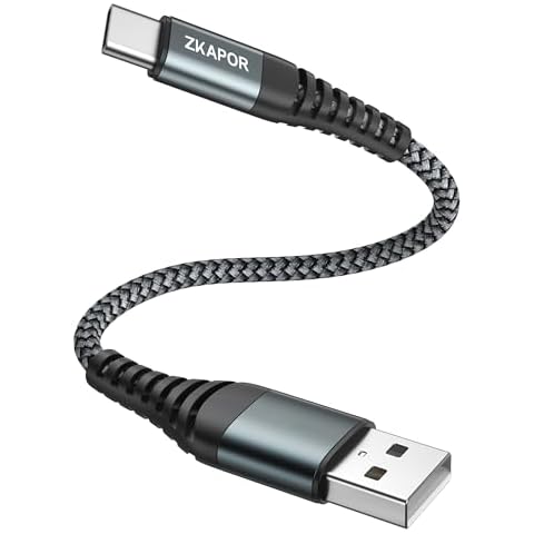 ZKAPOR 30CM USB C Fast Charging Cable Cover