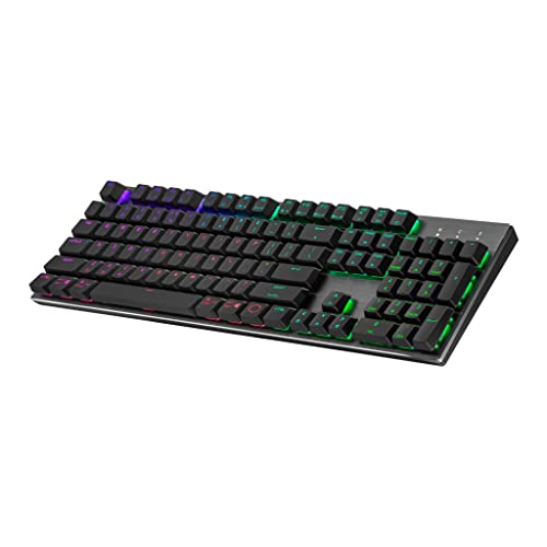 Image of Cooler Master SK653 Wireless Mechanical Keyboard with Low Profile Brown Switches, Improved Ergonomic Keycaps, and Brushed Aluminum Design