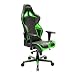 DXRacer Racing Series DOH/RV131/NE Office Chair Gaming Chair Carbon Look Vinyle Ergonomic Computer Chair Esports Desk Chair Executive Chair Furniture with Free Cushions (Black/Green)