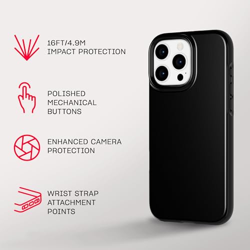 Funda Attleborough tech21 EvoDusk con MagSafe protectora anticaídas negra 4