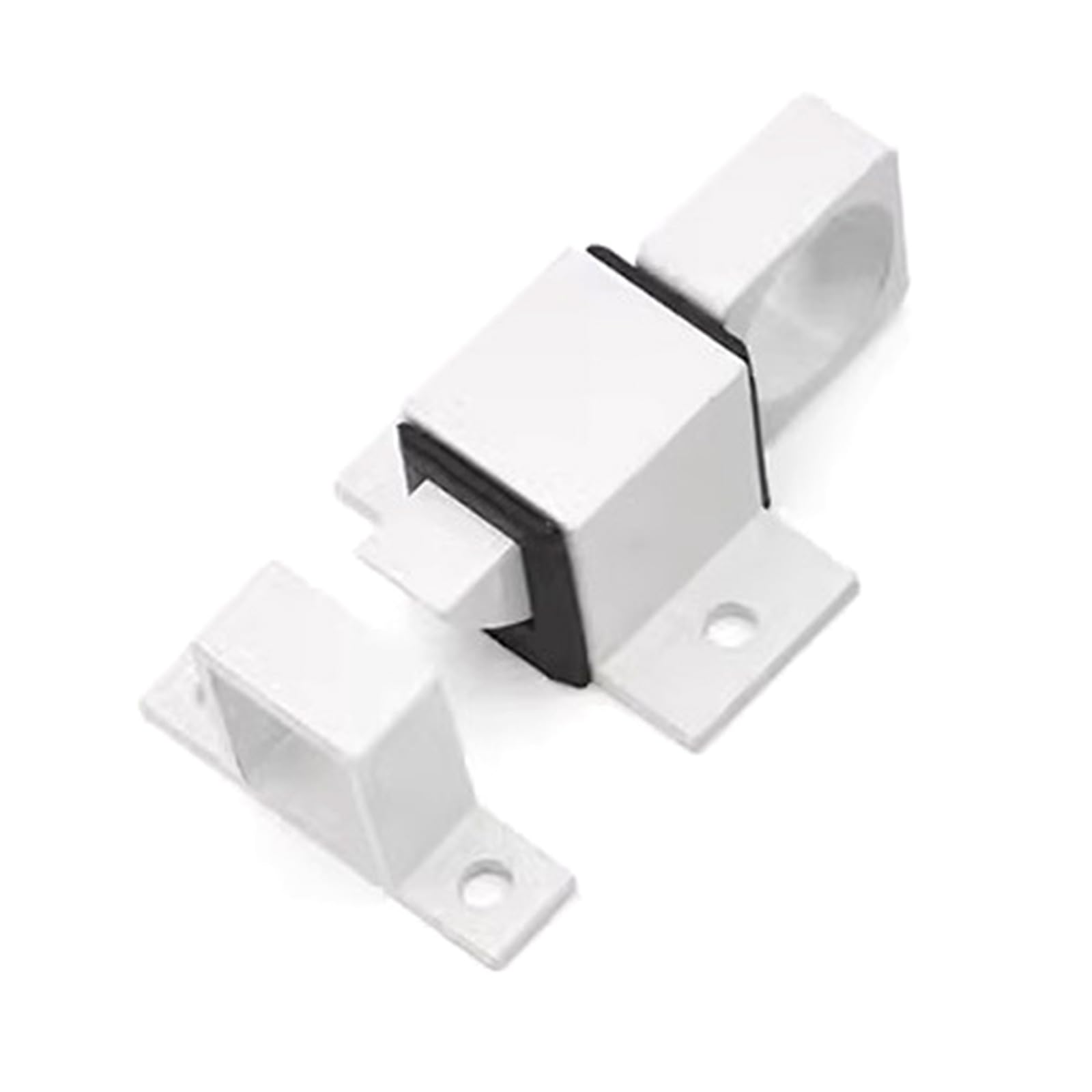 Tertioi White Closing Impact Door Latch Aluminum Impact For Residential And Commercial Use Easy Installation Rust Proof
