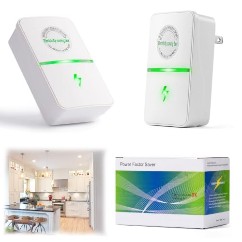 Jacqings Power Plug Pro Energy Saver Plug | Stop Watt Electricity Saving Box to Reduce Bill | Smart Plug for Voltage Optimization & Surge Protection | Home Office Compact Plug and Play