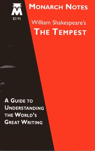 William Shakespeare's The tempest (Monarch notes)