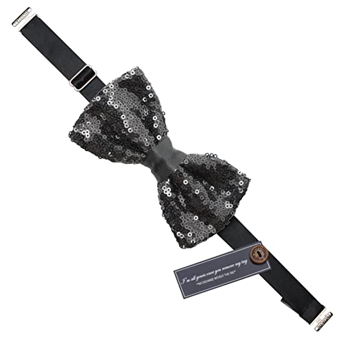 Image of Peluche Blingy-Sequin Bow Tie for Men