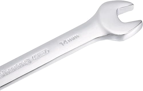 Miniatura 4 de Utoolmart Llave doble de extremo abierto, llave métrica de 5.906 in de longitud, herramienta de reparación de llave de 0.472 in x 0.551 in, CR-V,