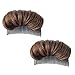 1pc Volume Up Hair Base, Hair Accessories Bump It Up Hairstyle Clip Bun Maker for Women, Volume Insert Hair Bump Up Tool for Short Long Hair DIY (Light Brown)