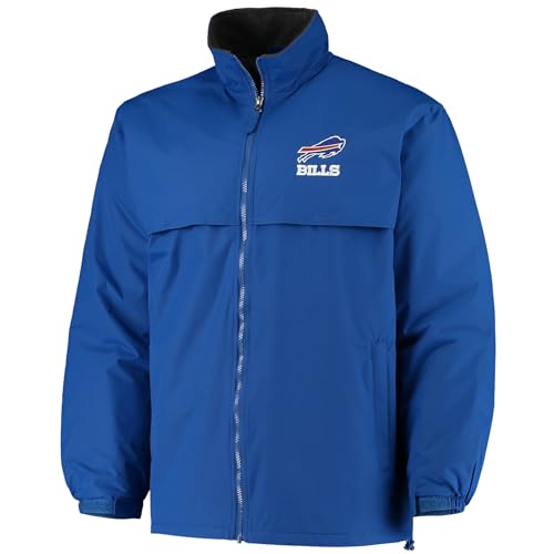 Image of dunbrooke Men's Royal Indianapolis Colts Triumph Fleece Full-Zip Jacket