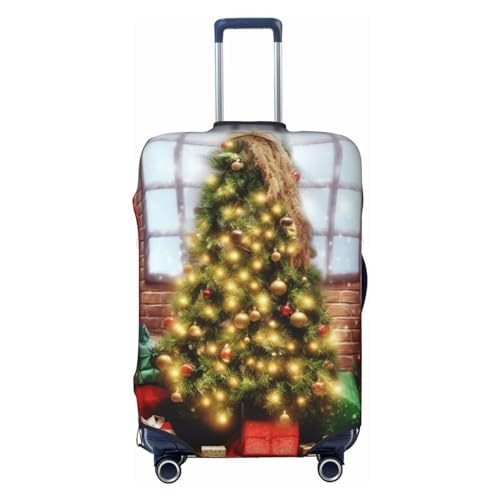 Valise abîmée ? Housse élastique sapin de Noël L protège et décore