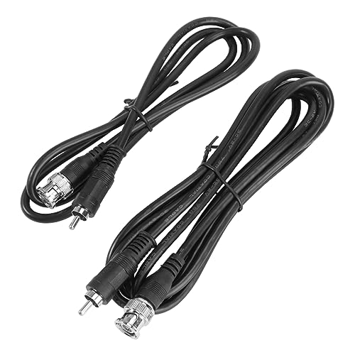 DIYEAH to Video Cable Set 2pcs CCTV Camera Cable Tv Extension Connectors Easy Install Reliable Wire
