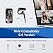 Kelazola Bluetooth Headset - Wireless Headset with Microphone 90 Days Standby/110 Hours Talktime, Bluetooth Earpiece for Cell Phone/PC Tablet/Laptop Computer, Headphones for Trucker/Driver/Business