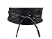 Produktbild CALIYO Taillengürtel Taillen Gürtel Damen Gürtel für Damen Wickelgürtel Bindegürtel in modischen Farben One Size SA-46 (Schwarz)