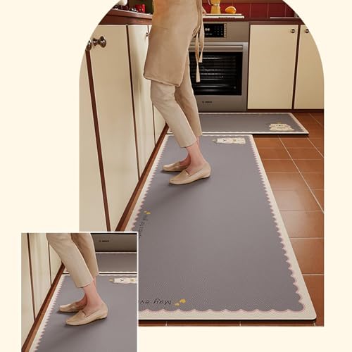 Tapis cuisine à séchage rapide ultra absorbant lavable en machine