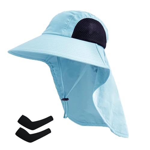 Image of Sun Hat for Men Women with Neck Flap,UPF 50+ UV Protection Fishing Hat