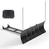 VEVOR Snow Plow Kit 48 in Universal Plow Attachment 3 Mount Options Black