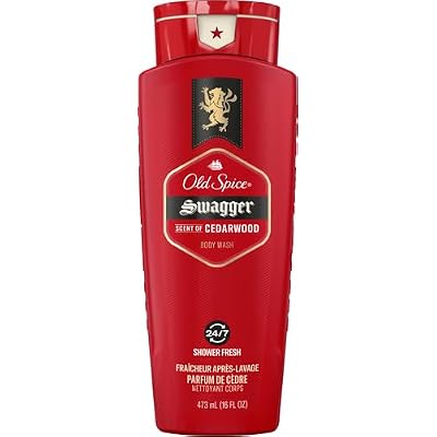 Red Zone Swagger Body Wash for Men, Scent of Confidence, 21 fl oz