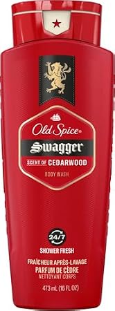 Red Zone Swagger Body Wash for Men, Scent of Confidence, 21 fl oz