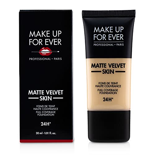 Make Up For Ever Matte Velvet Skin Full Coverage Foundation Y235 Ivory Beige #TOP1