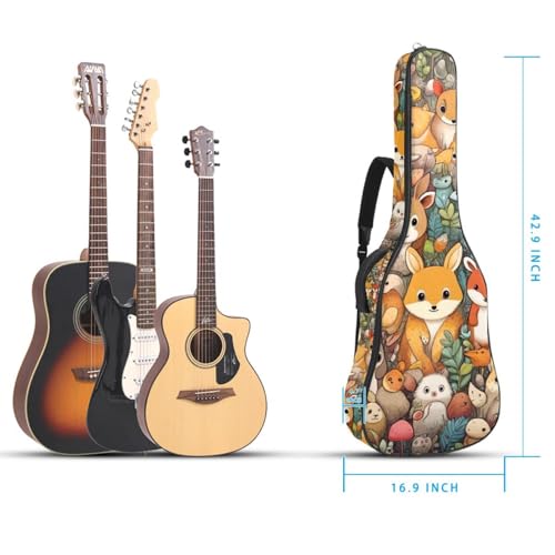 Housse guitare acoustique lapin mignon imperméable 41-42 pouces - 5