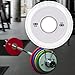 Pegciuho Fitness Change for Weightlifting Compact Barbell Plate Workout Weight for Workout Beginner Strength Training, 0.5 kg White