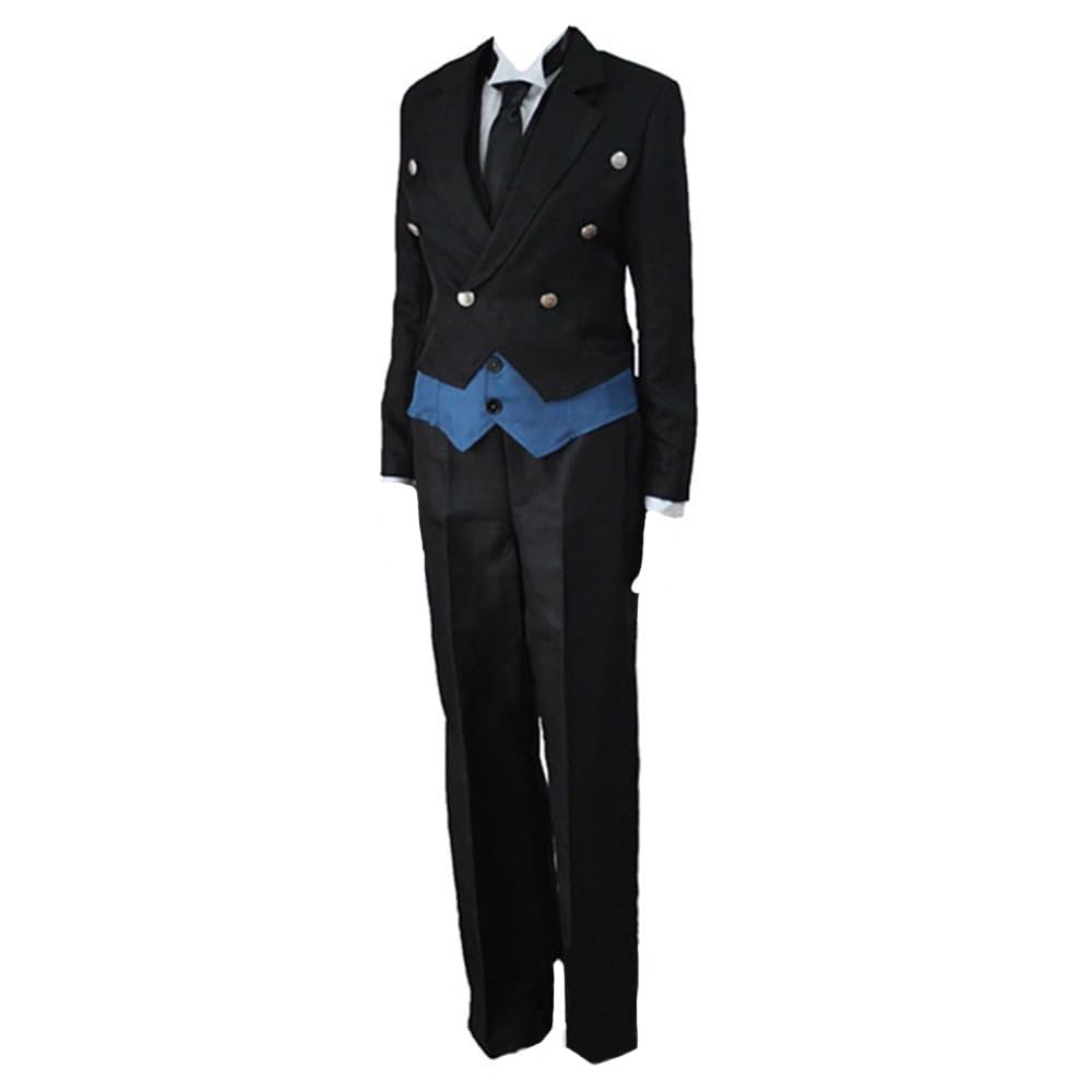 Anime Kuroshitsuji Cosplay Costumes Sebastian Michaelis Uniforms Halloween Party