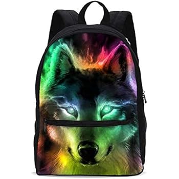 wolf book bag